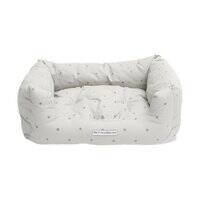 Mutts And Hounds Grey Stars Boxy Bed for Dogs